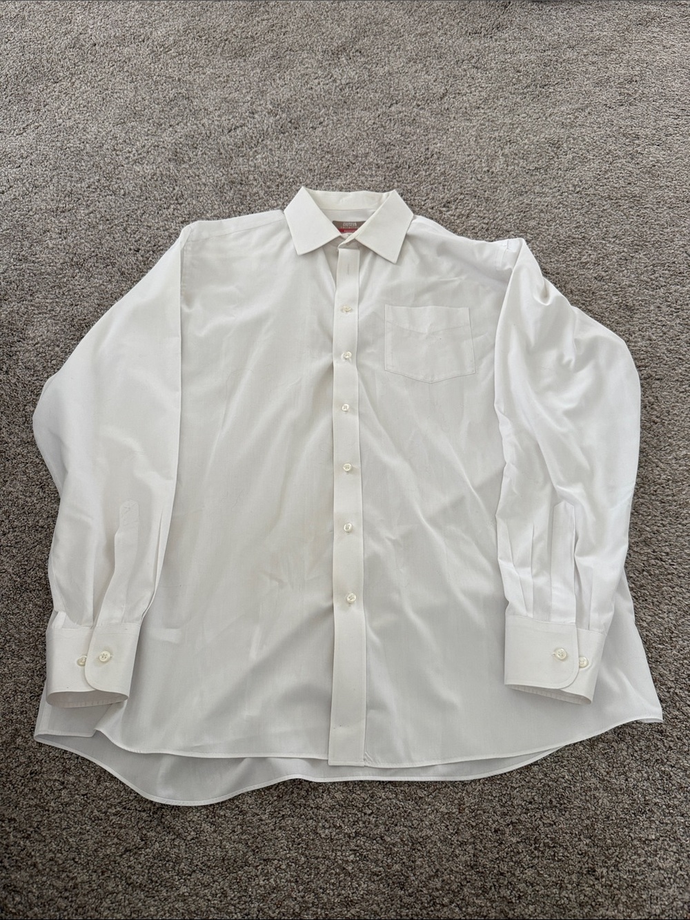 Marks & Spencer Tailoring White Men's Dress Shirt - Classic Button-Down